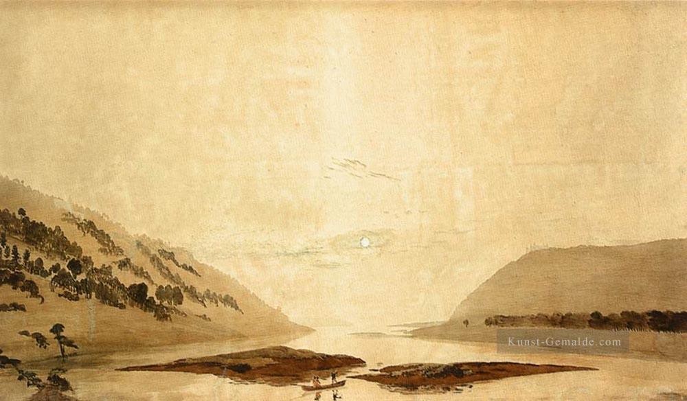 Berg Fluss Landschaft Tag Version romantischen Caspar David Friedrich Ölgemälde